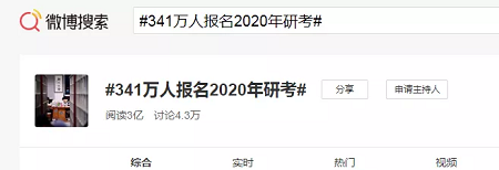 考研人數又上熱搜 考研人數又上熱搜