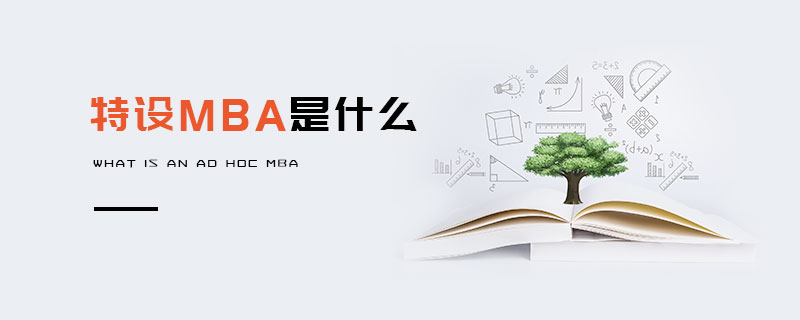 特設(shè)MBA是什么 特設(shè)MBA是什么