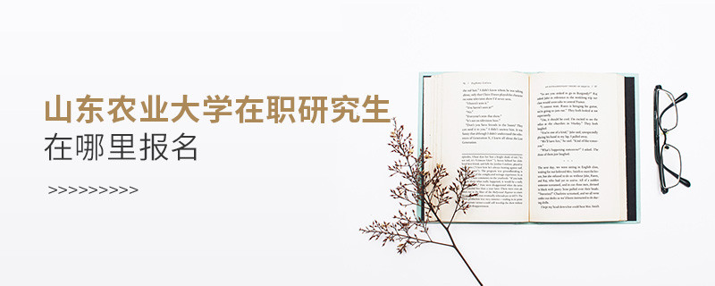 報考在職研究生選擇山東農業大學哪里報名？
