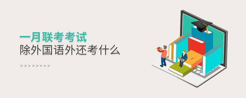 一月聯考考試除外國語外還考什么