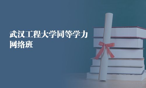 武漢工程大學同等學力網絡班
