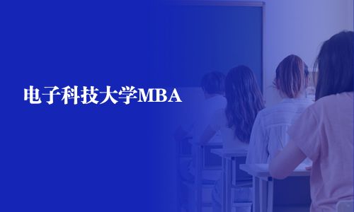 電子科技大學(xué)MBA