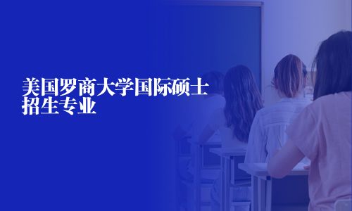 美國羅商大學國際碩士招生專業