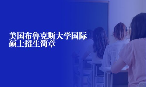 美國布魯克斯大學國際碩士招生簡章