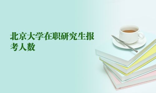 北京大學在職研究生報考人數(shù)