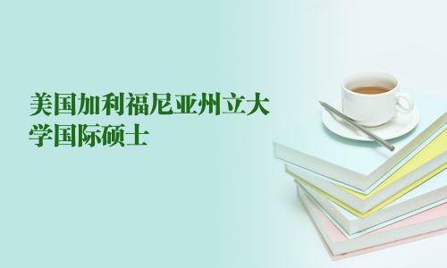 美國(guó)加利福尼亞州立大學(xué)國(guó)際碩士