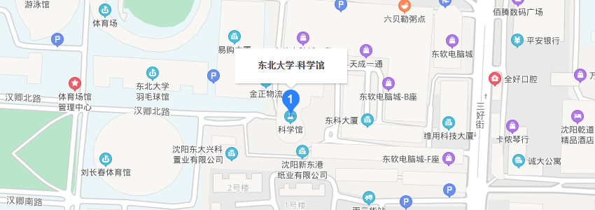 東北大學地圖 東北大學地圖