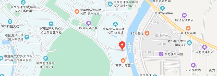 中國海洋大學學校地圖 中國海洋大學學校地圖