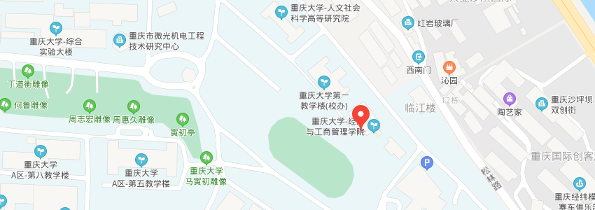 重慶大學學校地圖 重慶大學學校地圖