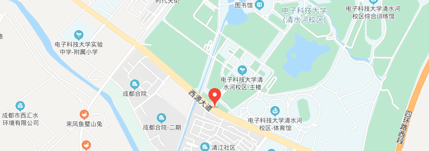 電子科技大學學校地圖