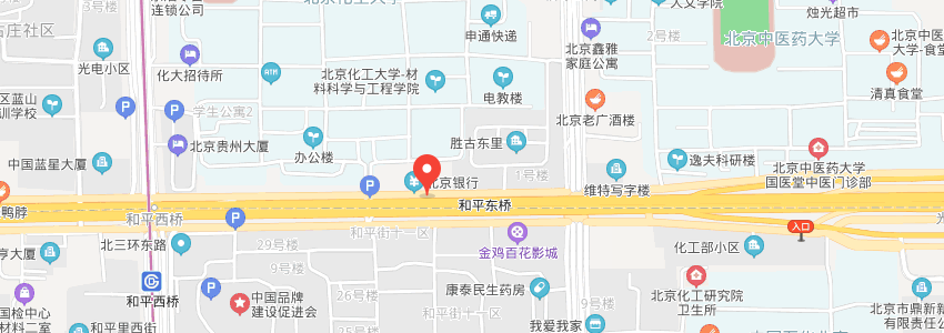 北京化工大學學校地圖 北京化工大學學校地圖