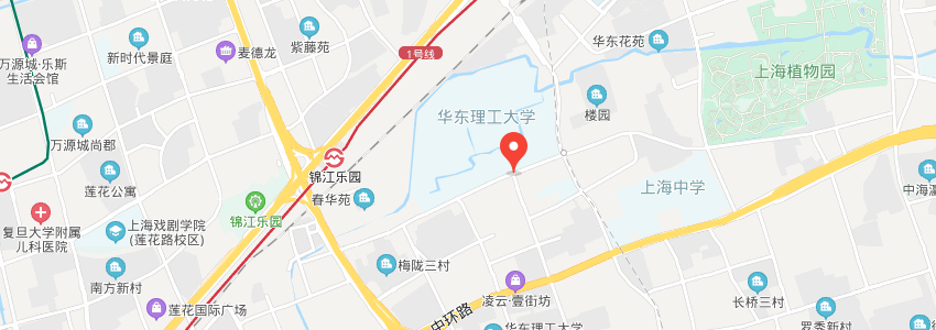 華東理工大學學校地圖 華東理工大學學校地圖