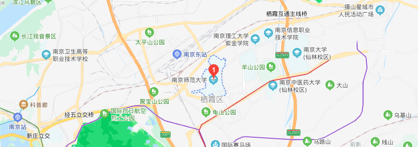 南京師范大學學校地圖 南京師范大學學校地圖