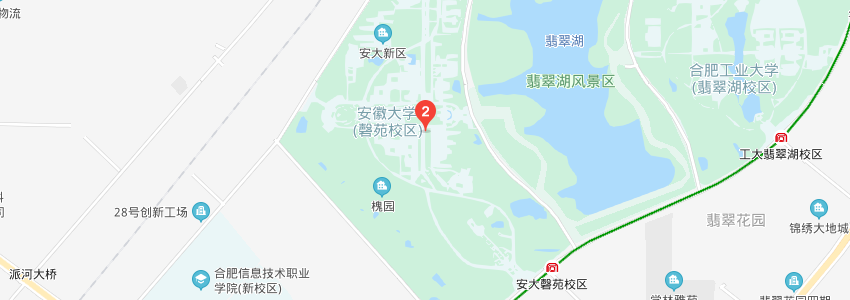 安徽大學學校地圖