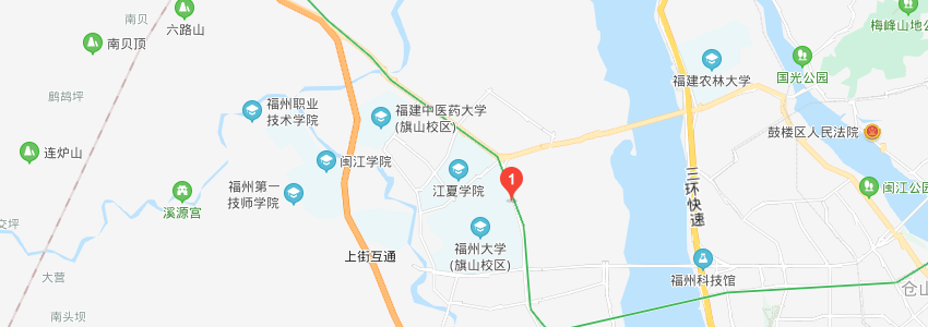 福州大學學校地圖 福州大學學校地圖