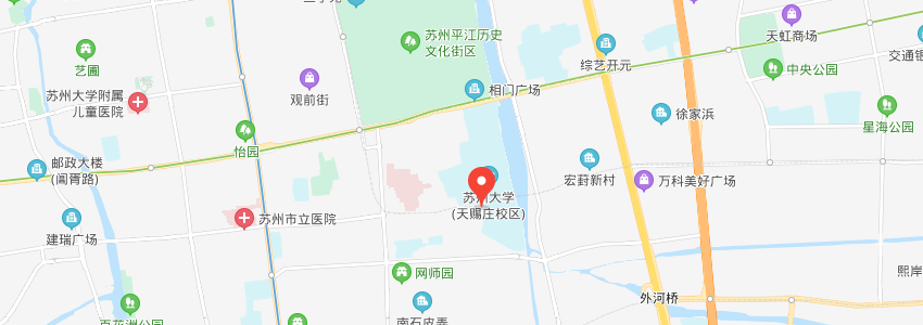 蘇州大學學校地圖 蘇州大學學校地圖