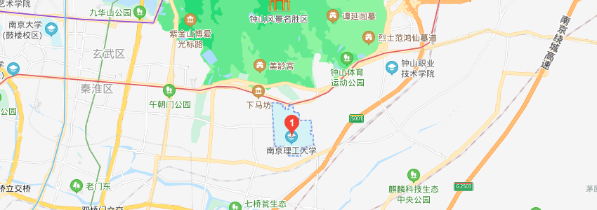 南京理工大學(xué)學(xué)校地圖