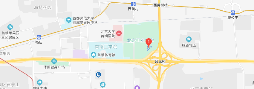 北方工業大學學校地圖 北方工業大學學校地圖