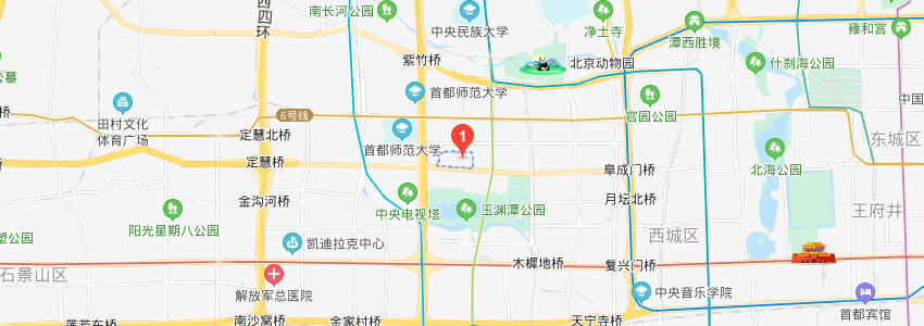 北京工商大學(xué)學(xué)校地圖