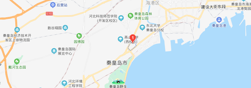 燕山大學學校地圖 燕山大學學校地圖