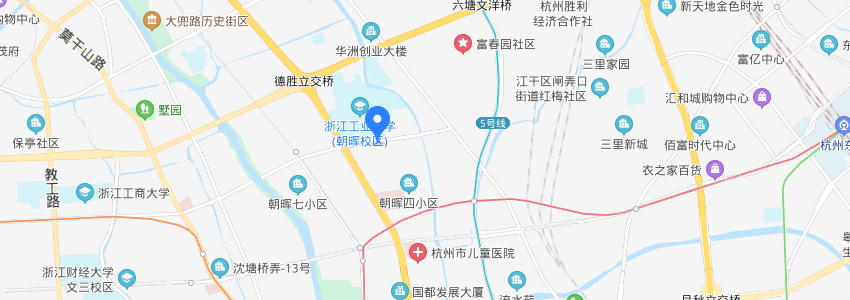 浙江工業大學學校地圖