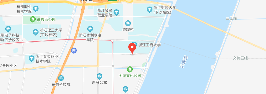 浙江工商大學(xué)學(xué)校地圖