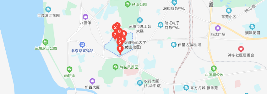 安徽師范大學學校地圖 安徽師范大學學校地圖