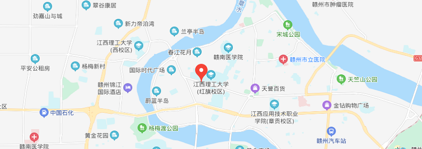 江西理工大學學校地圖 江西理工大學學校地圖
