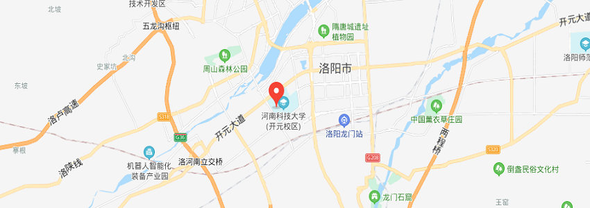 河南科技大學(xué)學(xué)校地圖