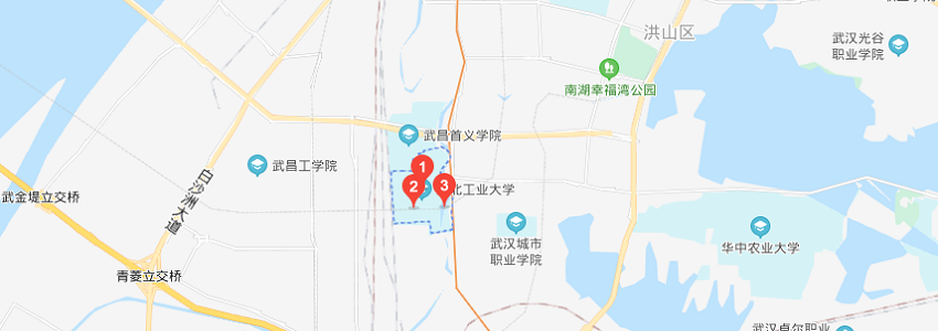 湖北工業大學學校地圖 湖北工業大學學校地圖