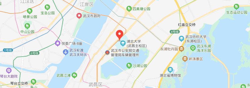 湖北大學學校地圖 湖北大學學校地圖