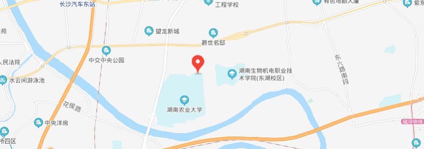 湖南農(nóng)業(yè)大學(xué)學(xué)校地圖