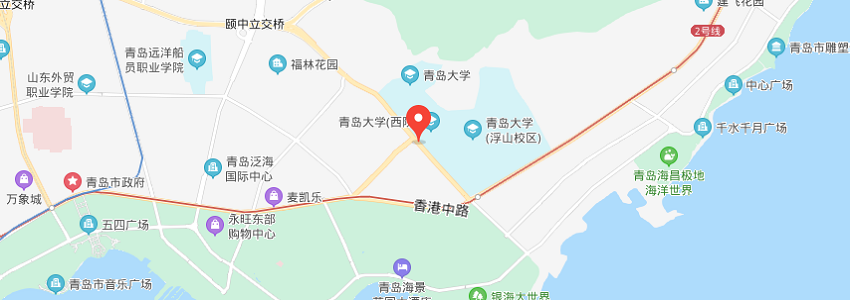 青島大學學校地圖 青島大學學校地圖
