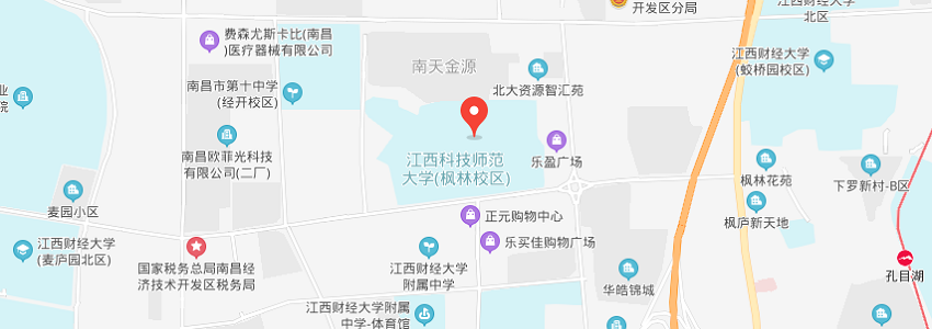 江西科技師范大學(xué)學(xué)校地圖