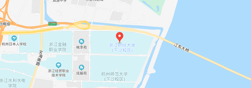 浙江財經大學學校地圖