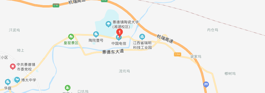 景德鎮(zhèn)陶瓷大學(xué)學(xué)校地圖