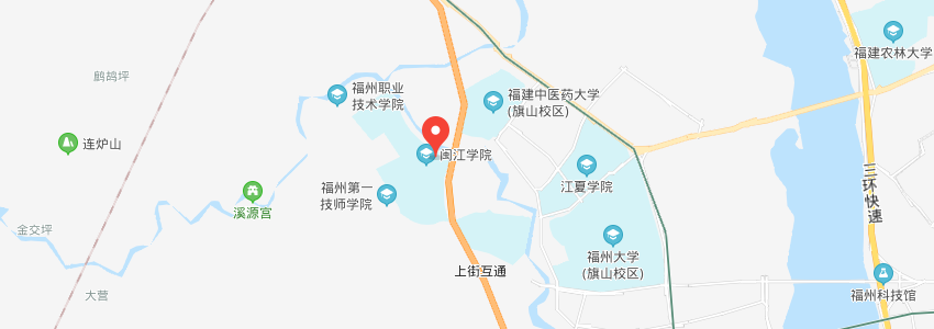閩江學院學校地圖