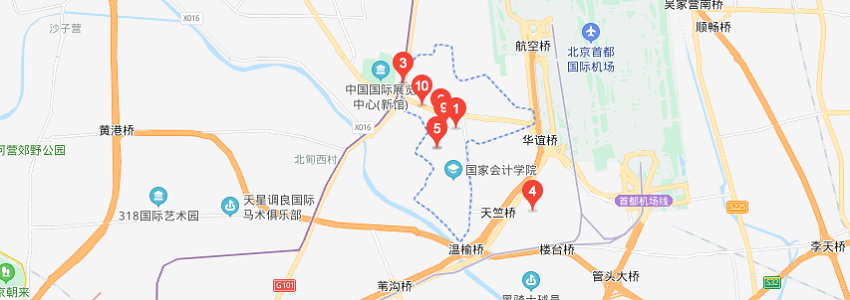 北京國家會計學院學校地圖 北京國家會計學院學校地圖