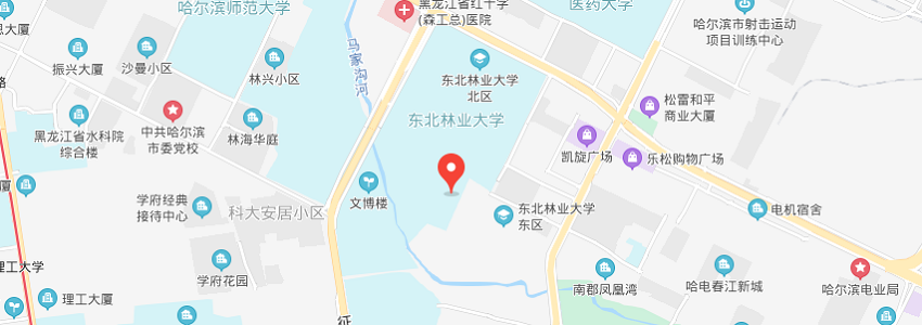 東北林業大學學校地圖 東北林業大學學校地圖