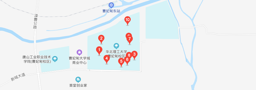 華北理工大學學校地圖 華北理工大學學校地圖