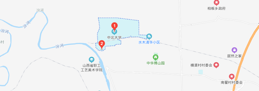 中北大學學校地圖 中北大學學校地圖