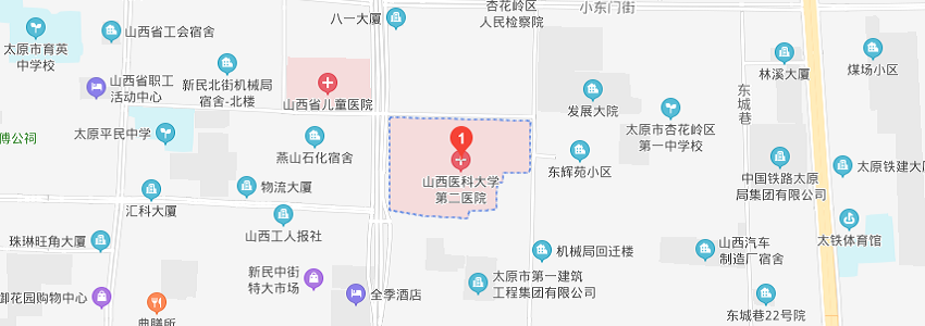 山西醫(yī)科大學(xué)學(xué)校地圖