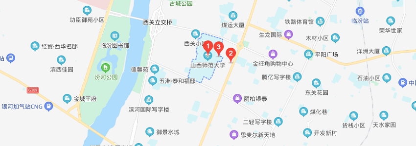 山西師范大學學校地圖 山西師范大學學校地圖