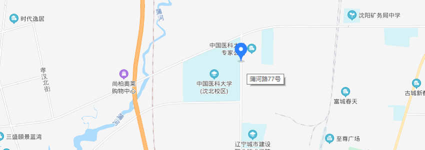 中國醫科大學學校地圖 中國醫科大學學校地圖