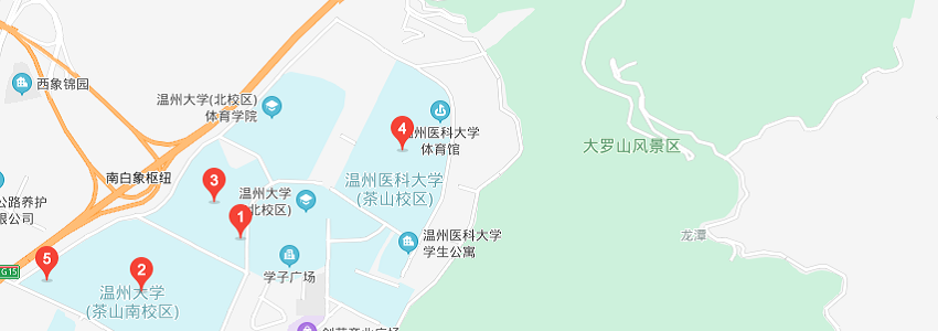 溫州醫科大學學校地圖 溫州醫科大學學校地圖