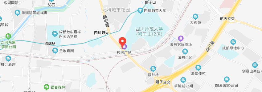 四川師范大學學校地圖 四川師范大學學校地圖