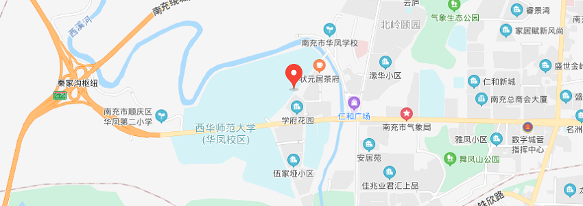 西華師范大學學校地圖 西華師范大學學校地圖