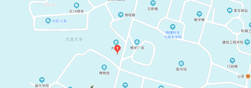 大連大學學校地圖 大連大學學校地圖