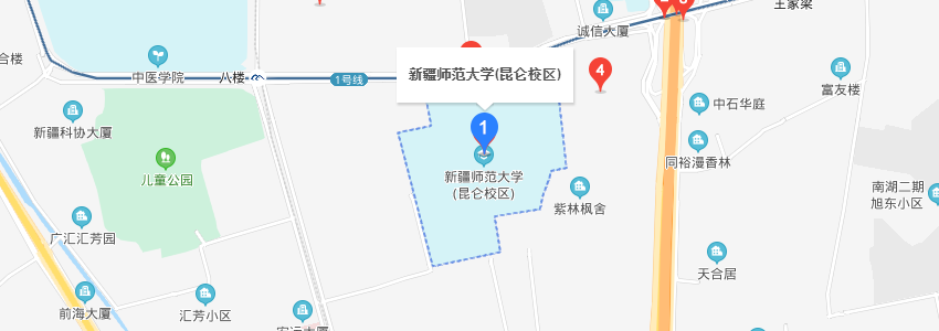 新疆師范大學學校地圖 新疆師范大學學校地圖