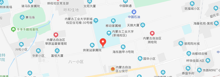 內蒙古工業大學學校地圖